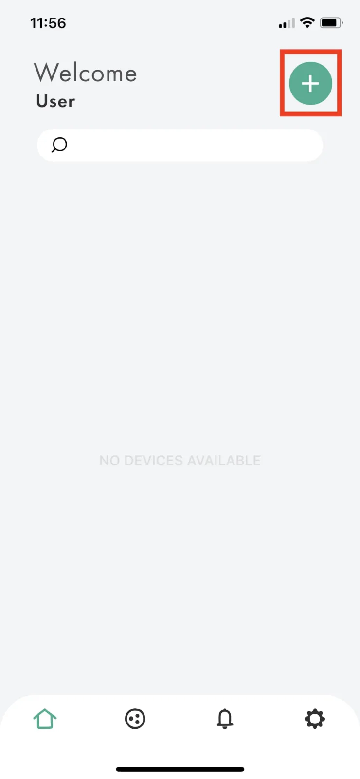 Adding a device in Biotic Instruments app